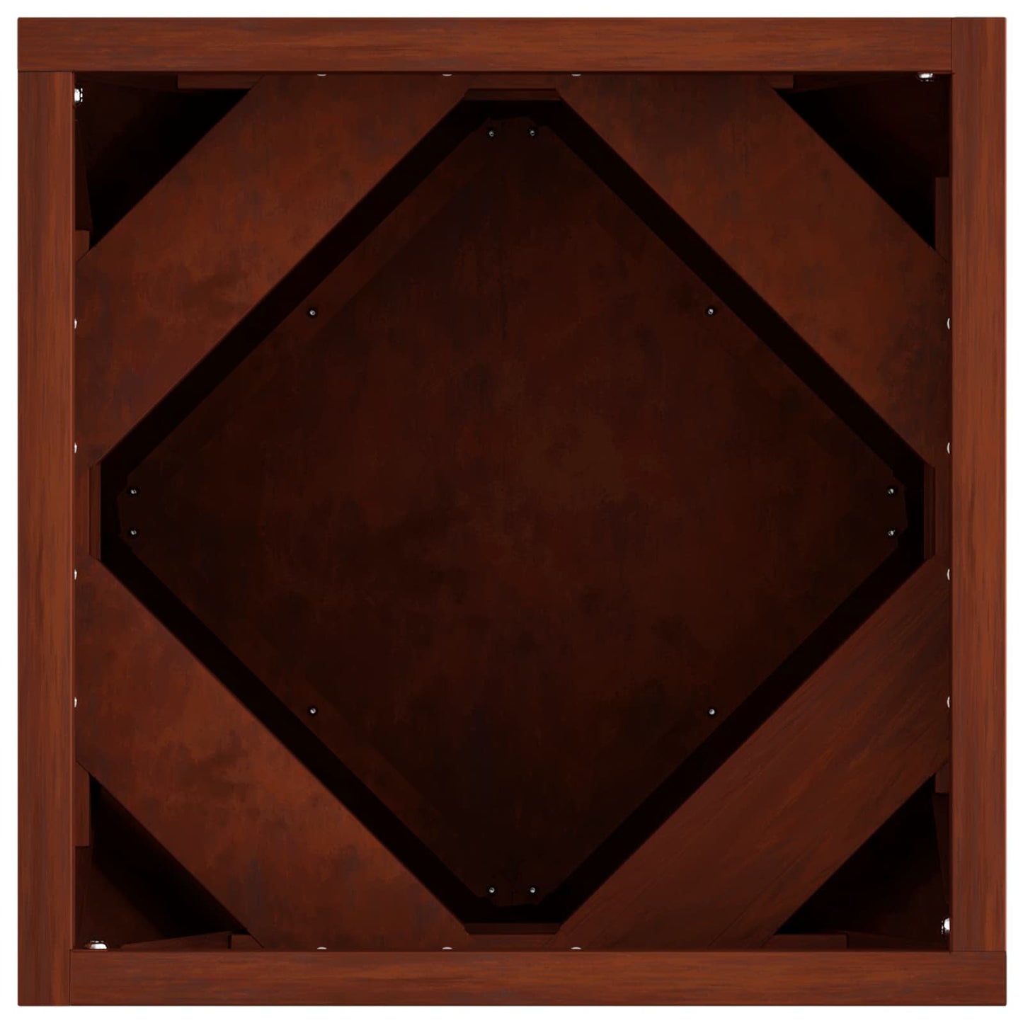 vidaXL Γλάστρα 2 pcs Σκ rusty 30 x 30 x 30 cm