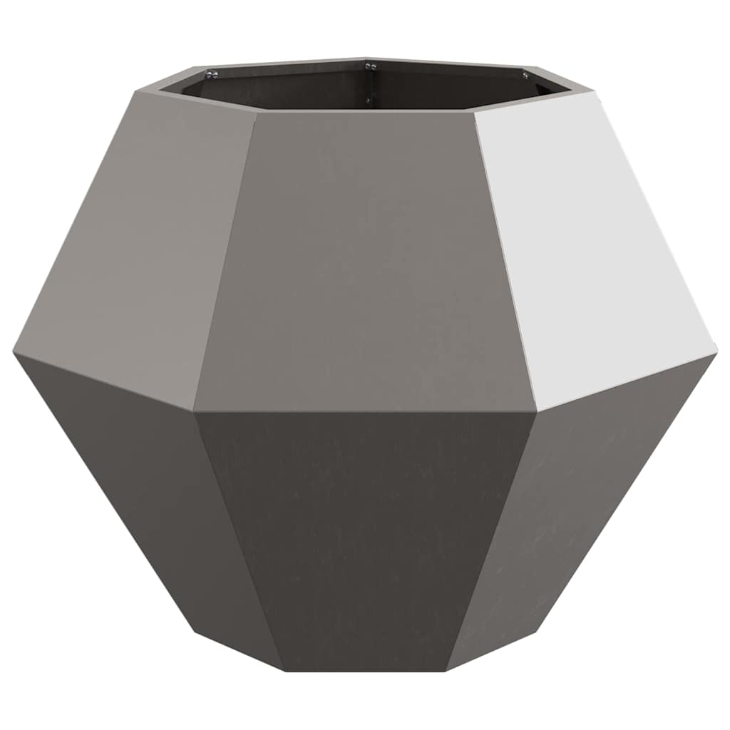 vidaXL Γλάστρα 2 pcs Σκ rusty 75 x 75 x 60 εκ