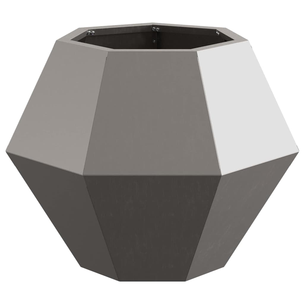 vidaXL Γλάστρα Σκ rusty 50 x 50 x 40 cm Ατσάλι Σκληρυθέν στον Αέρα