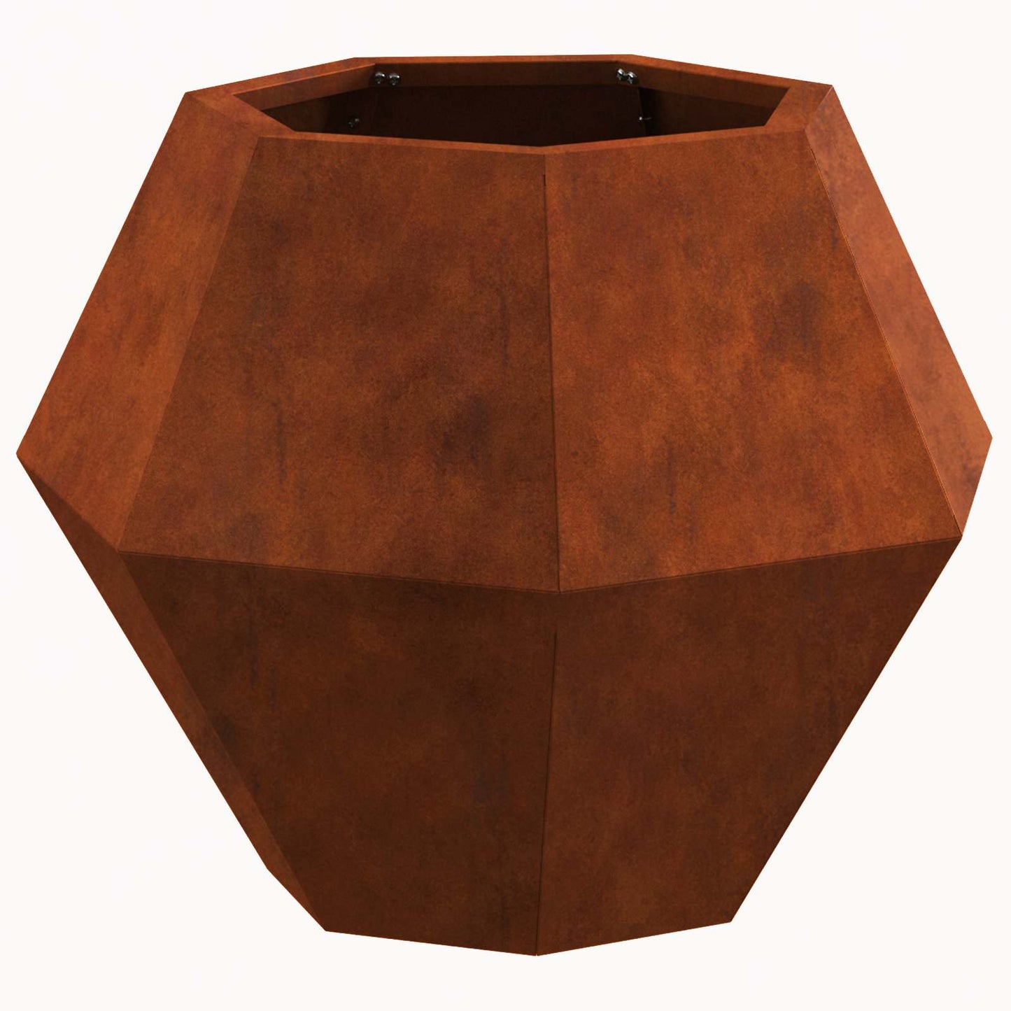 vidaXL Γλάστρα 2 pcs Σκ rusty 50 x 50 x 40 cm