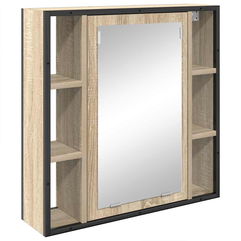 vidaXL Σετ Ντουλαπιών Μπάνιου 3 pcs Sonoma Δρυς 33 x 33 x 185.5 εκ