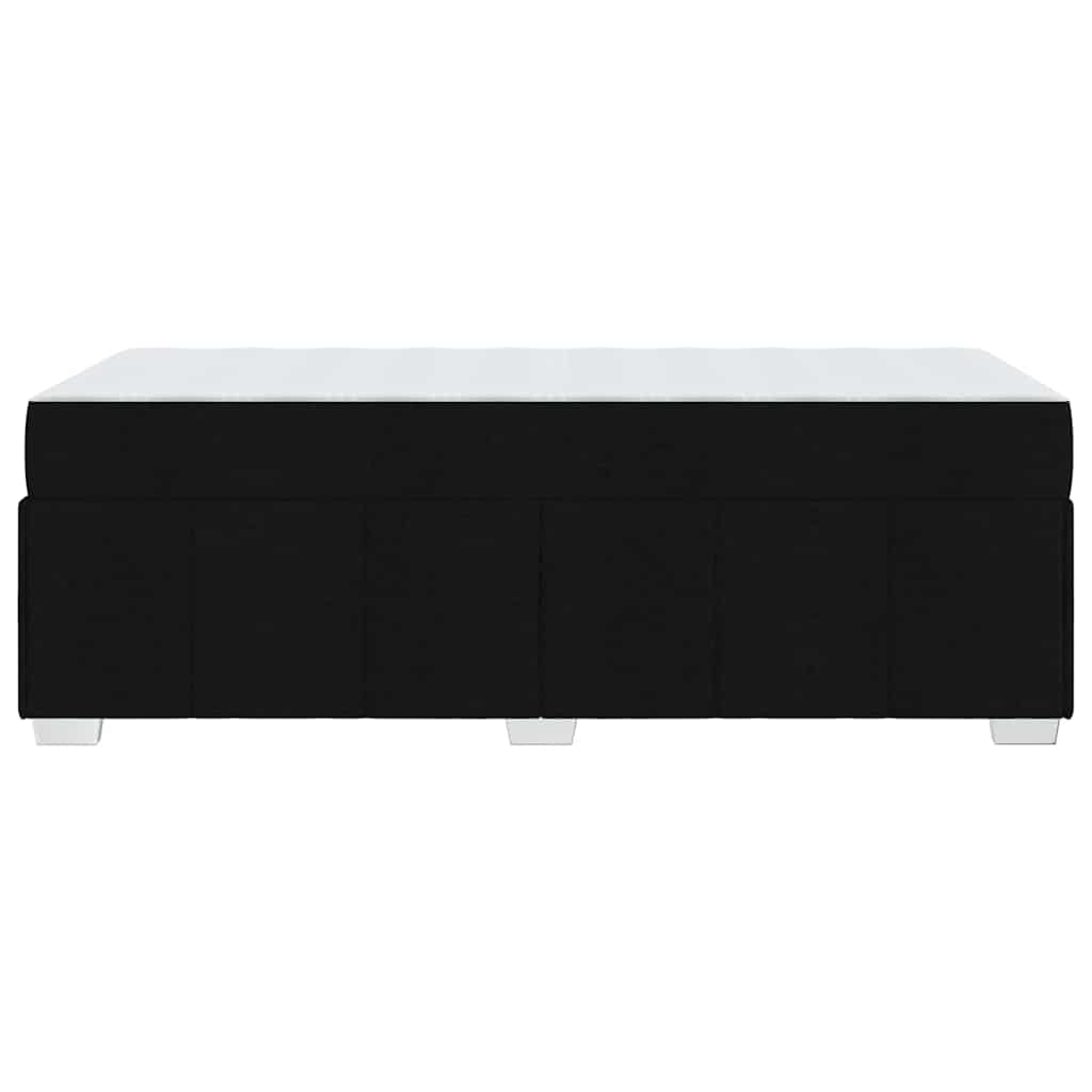 vidaXL Σκελετός Κρεβατιού με στρώμα Μαύρο 100 x 200 cm ύφασμα