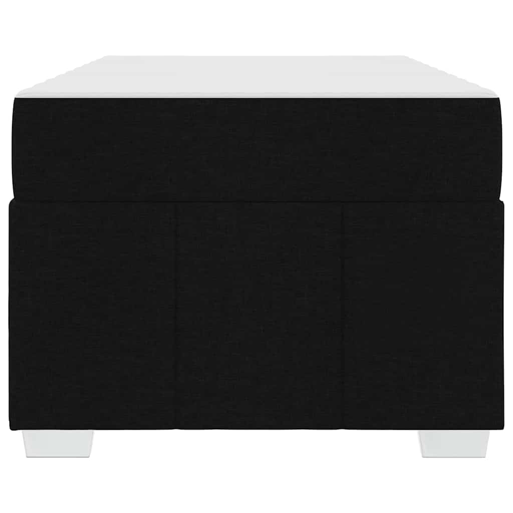 vidaXL Σκελετός Κρεβατιού με στρώμα Μαύρο 120 x 190 cm ύφασμα