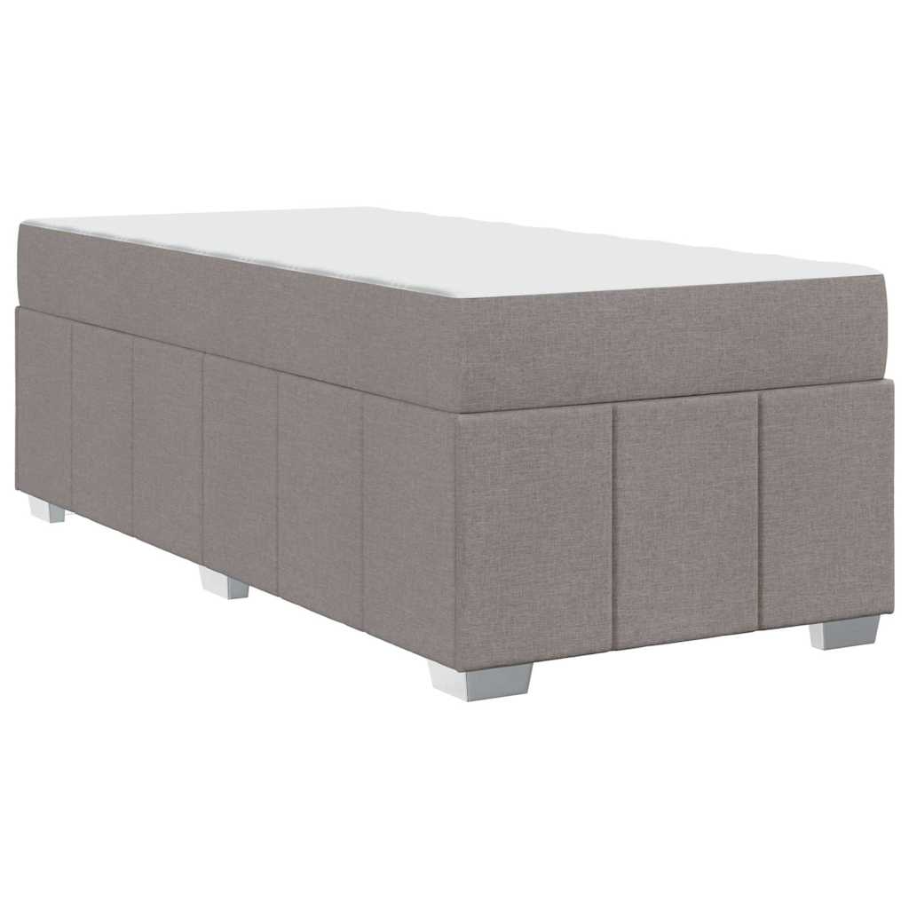 vidaXL Σκελετός Κρεβατιού Taupe 120 x 190 cm ύφασμα