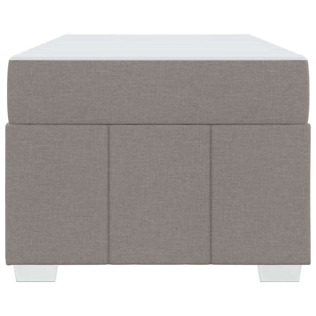 vidaXL Σκελετός Κρεβατιού Taupe 120 x 190 cm ύφασμα