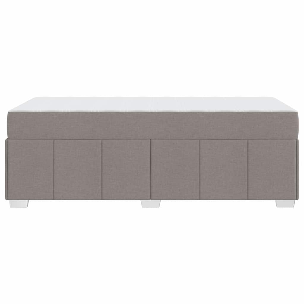 vidaXL Σκελετός Κρεβατιού Taupe 120 x 190 cm ύφασμα