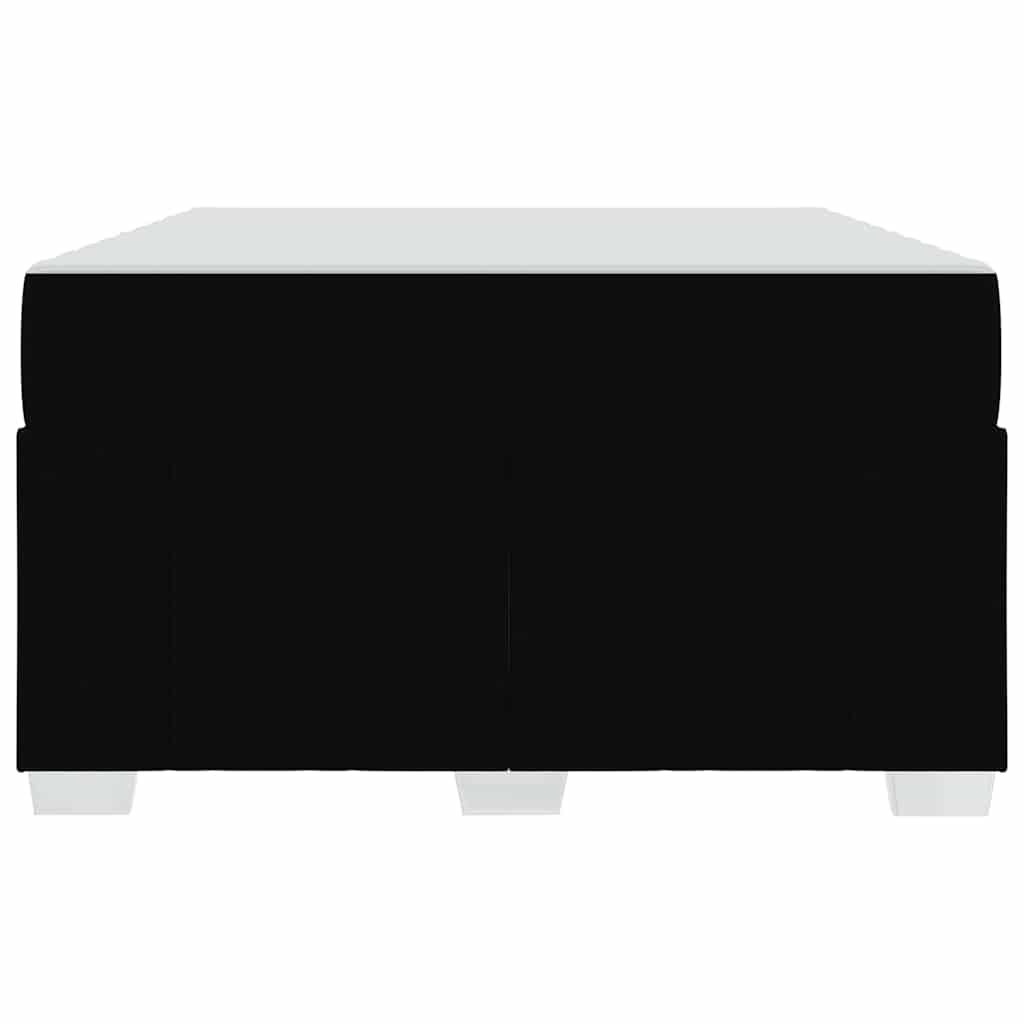 vidaXL Σκελετός Κρεβατιού με στρώμα Μαύρο 120 x 200 cm ύφασμα