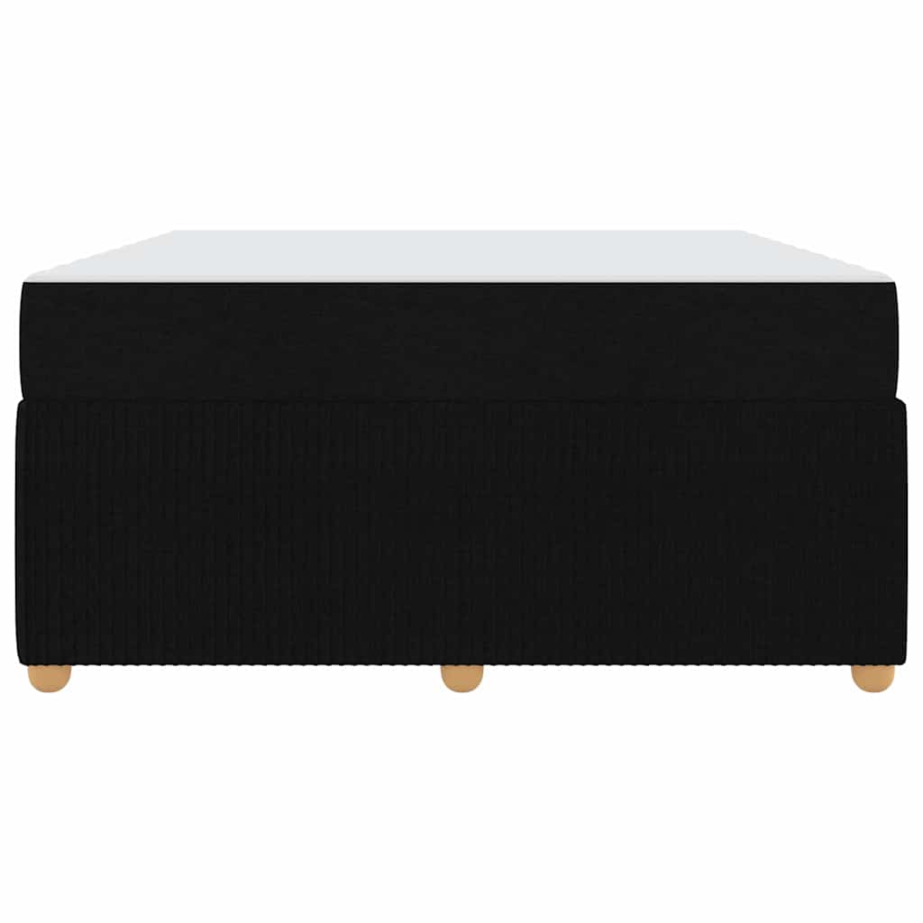 vidaXL Σκελετός Κρεβατιού με στρώμα Μαύρο 160 x 200 cm ύφασμα