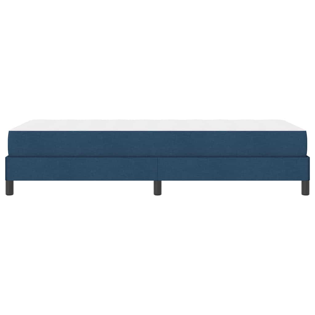 vidaXL Κρεβάτι με ελατήρια με στρώμα Μπλε 80 x 200 cm ύφασμα