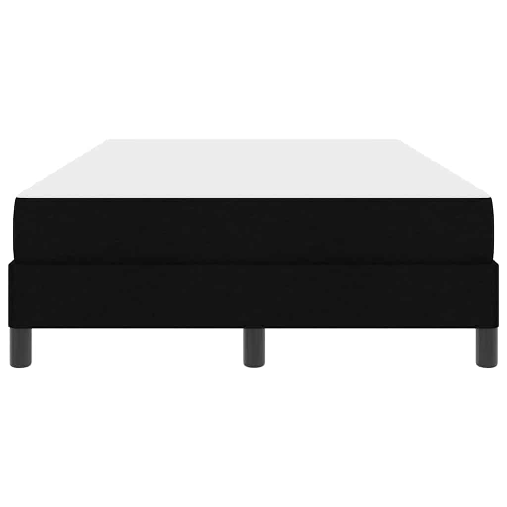 vidaXL Κρεβάτι με ελατήρια με στρώμα Μαύρο 120 x 200 cm ύφασμα