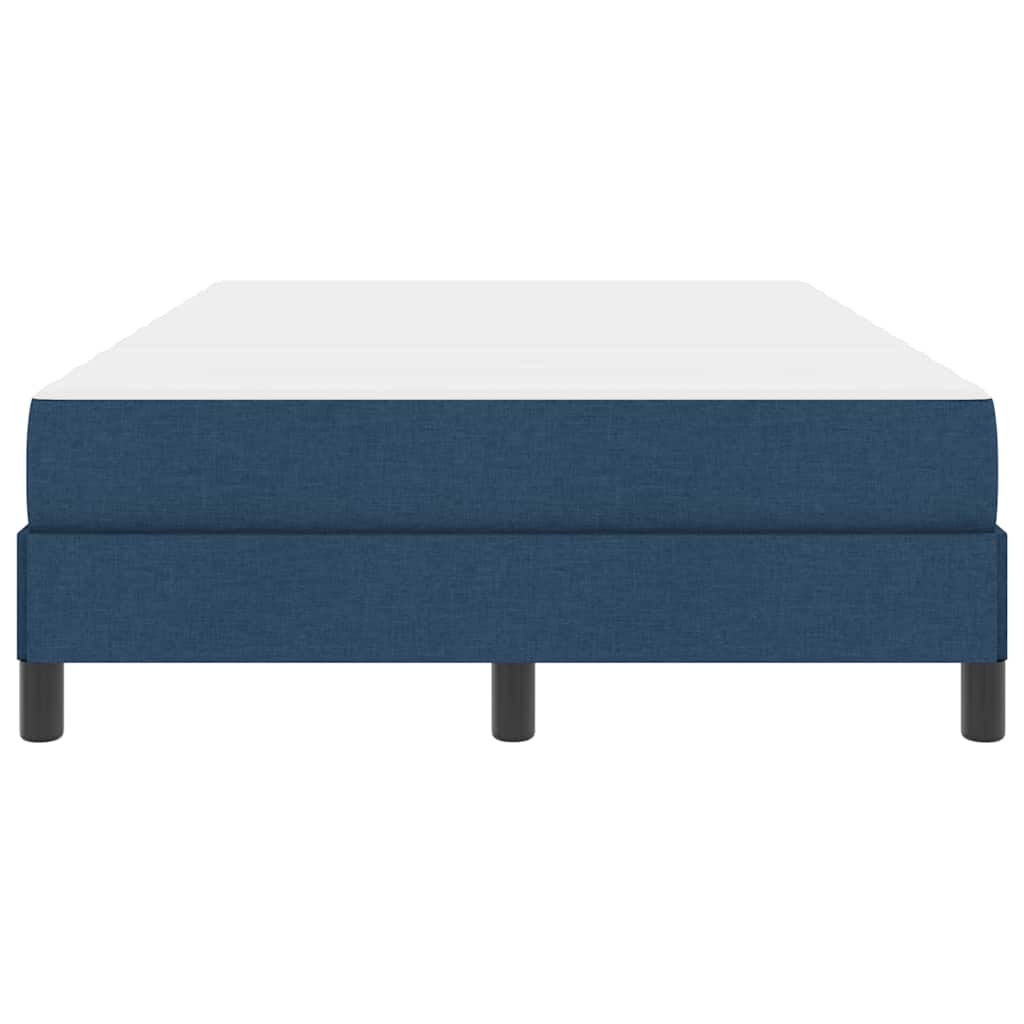 vidaXL Κρεβάτι με ελατήρια με στρώμα Μπλε 120 x 200 cm ύφασμα