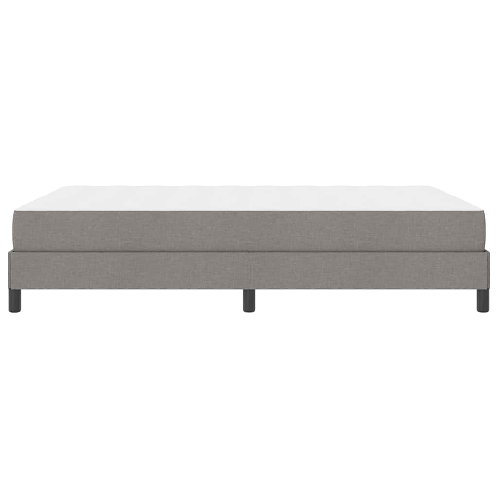 vidaXL Κρεβάτι με ελατήρια με στρώμα Taupe 140 x 200 cm ύφασμα