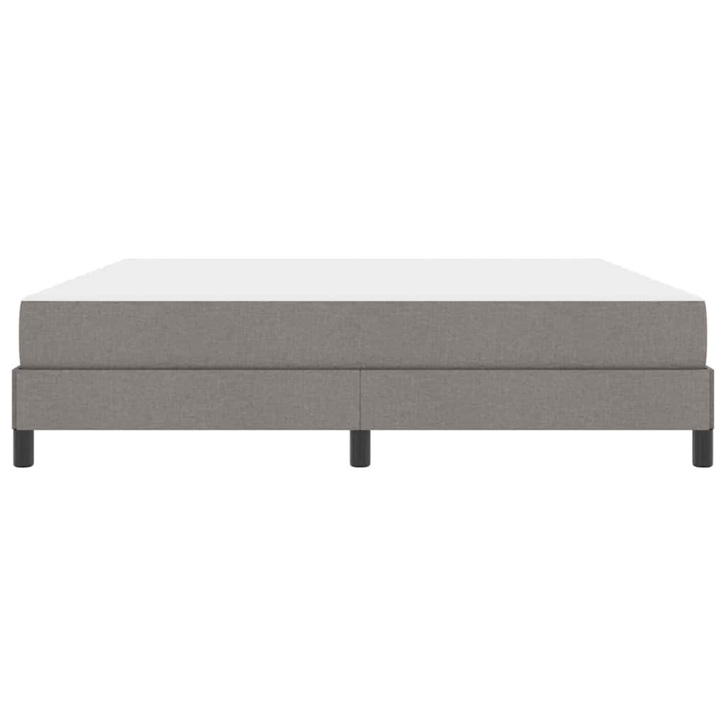 vidaXL Κρεβάτι με ελατήρια με στρώμα Taupe 180 x 200 cm ύφασμα