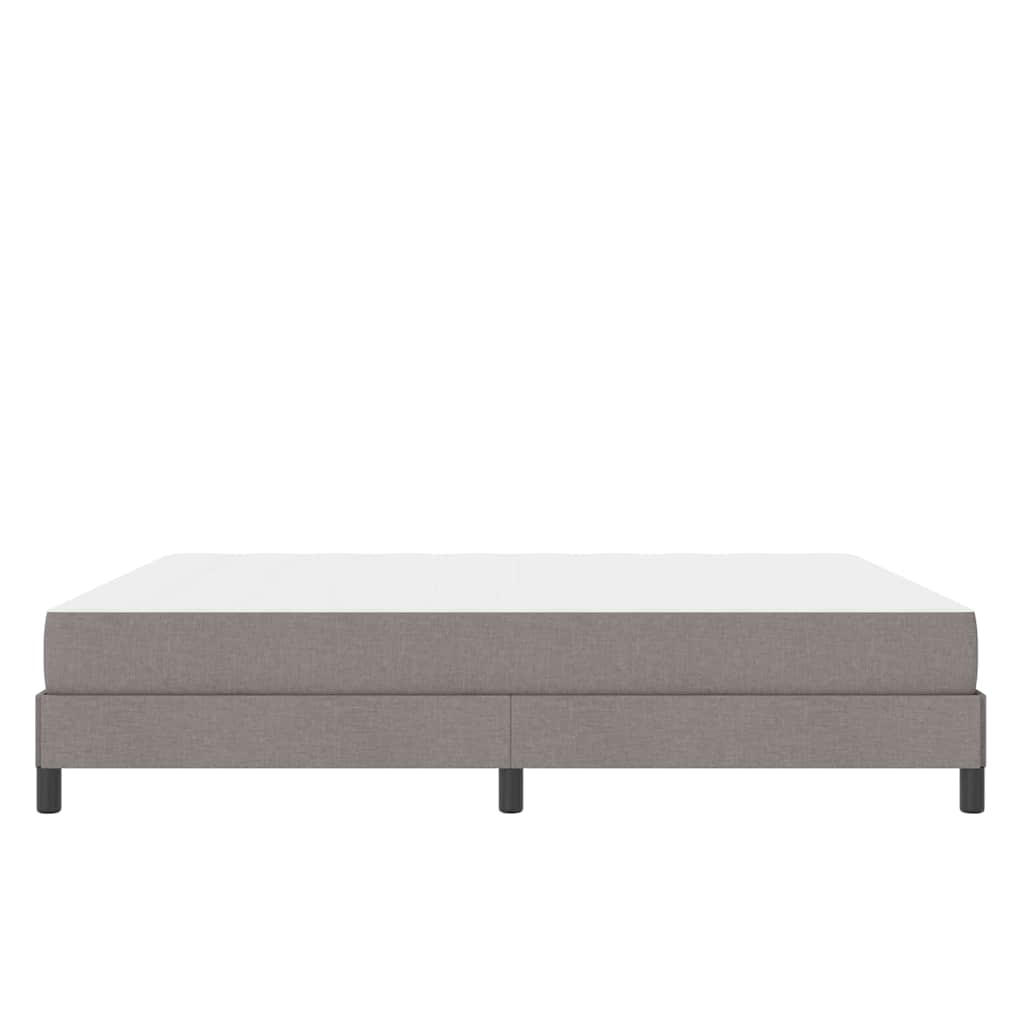 vidaXL Κρεβάτι με ελατήρια με στρώμα Taupe 180 x 200 cm ύφασμα