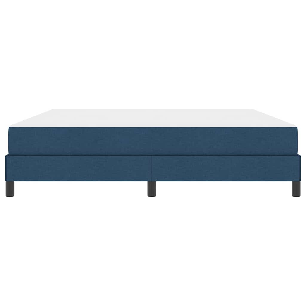 vidaXL Κρεβάτι με ελατήρια με στρώμα Μπλε 180 x 200 cm ύφασμα