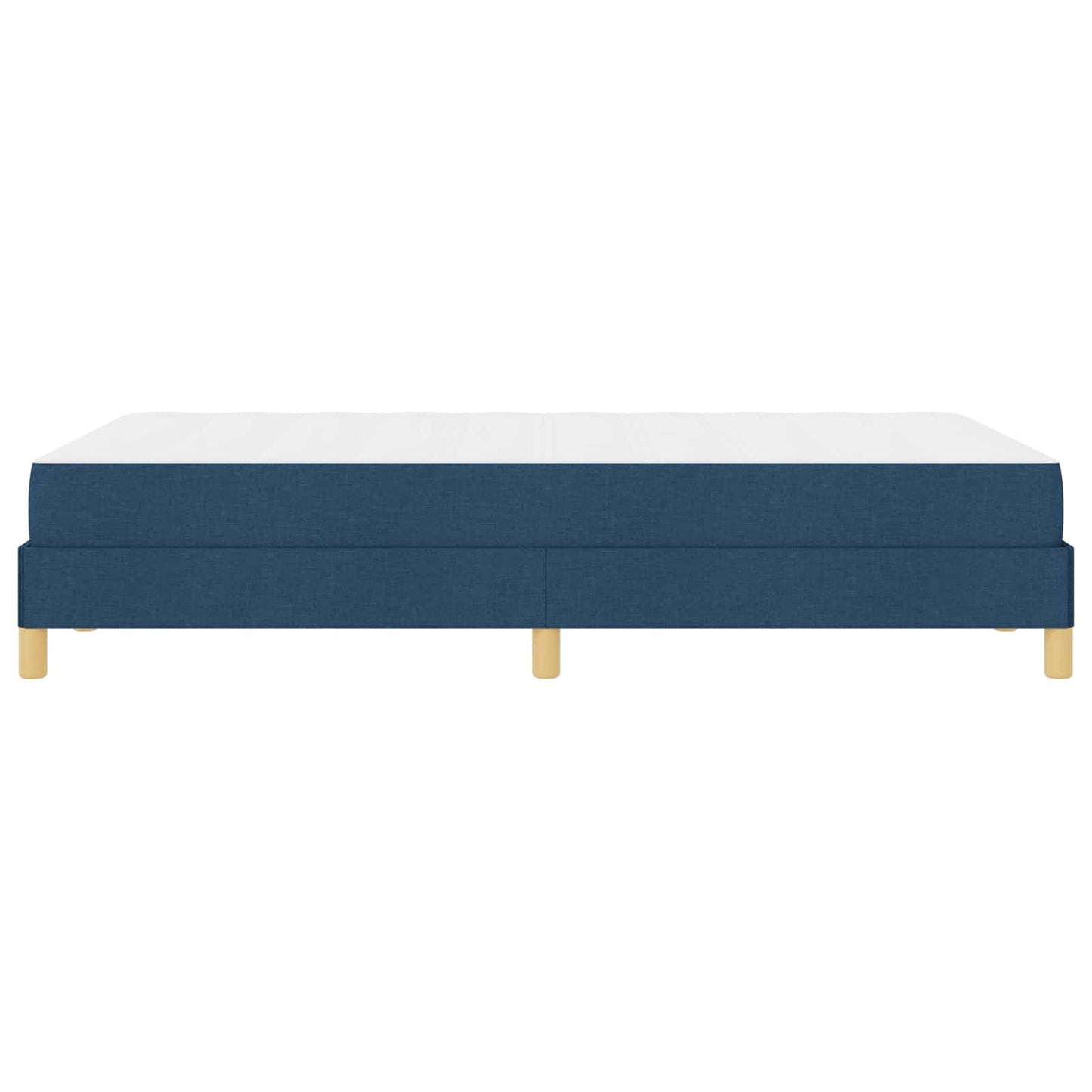vidaXL Κρεβάτι με ελατήρια με στρώμα Μπλε 120 x 190 cm ύφασμα