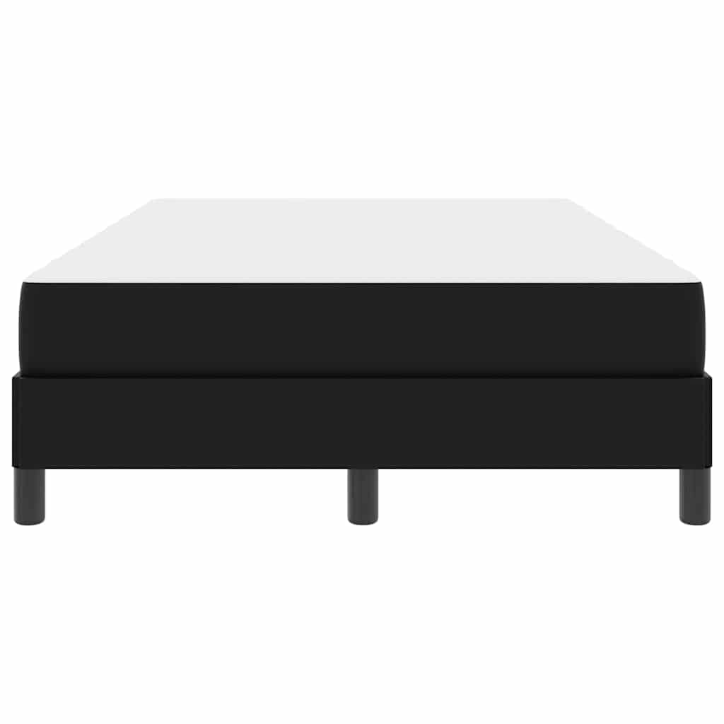vidaXL Σκελετός Κρεβατιού με στρώμα Μαύρο 120 x 190 cm ύφασμα