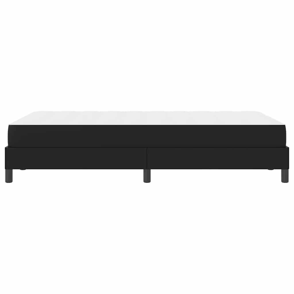 vidaXL Σκελετός Κρεβατιού με στρώμα Μαύρο 120 x 190 cm ύφασμα