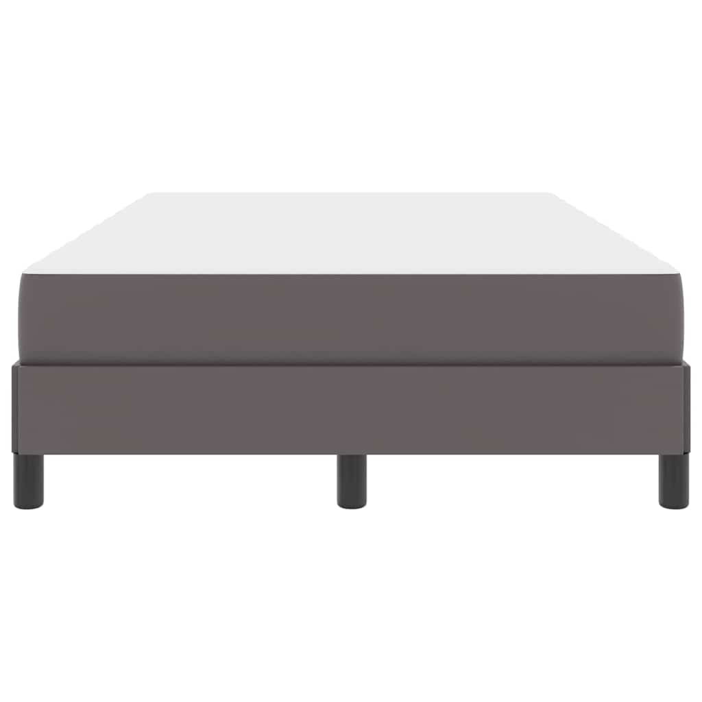 vidaXL Σκελετός Κρεβατιού με στρώμα Γκρι 120 x 200 cm ύφασμα