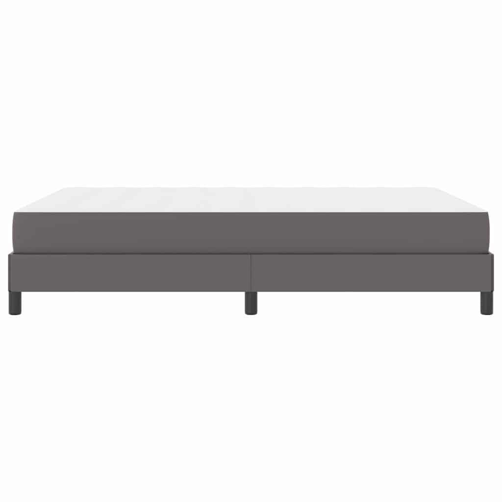 vidaXL Σκελετός Κρεβατιού με στρώμα Γκρι 160 x 200 cm ύφασμα