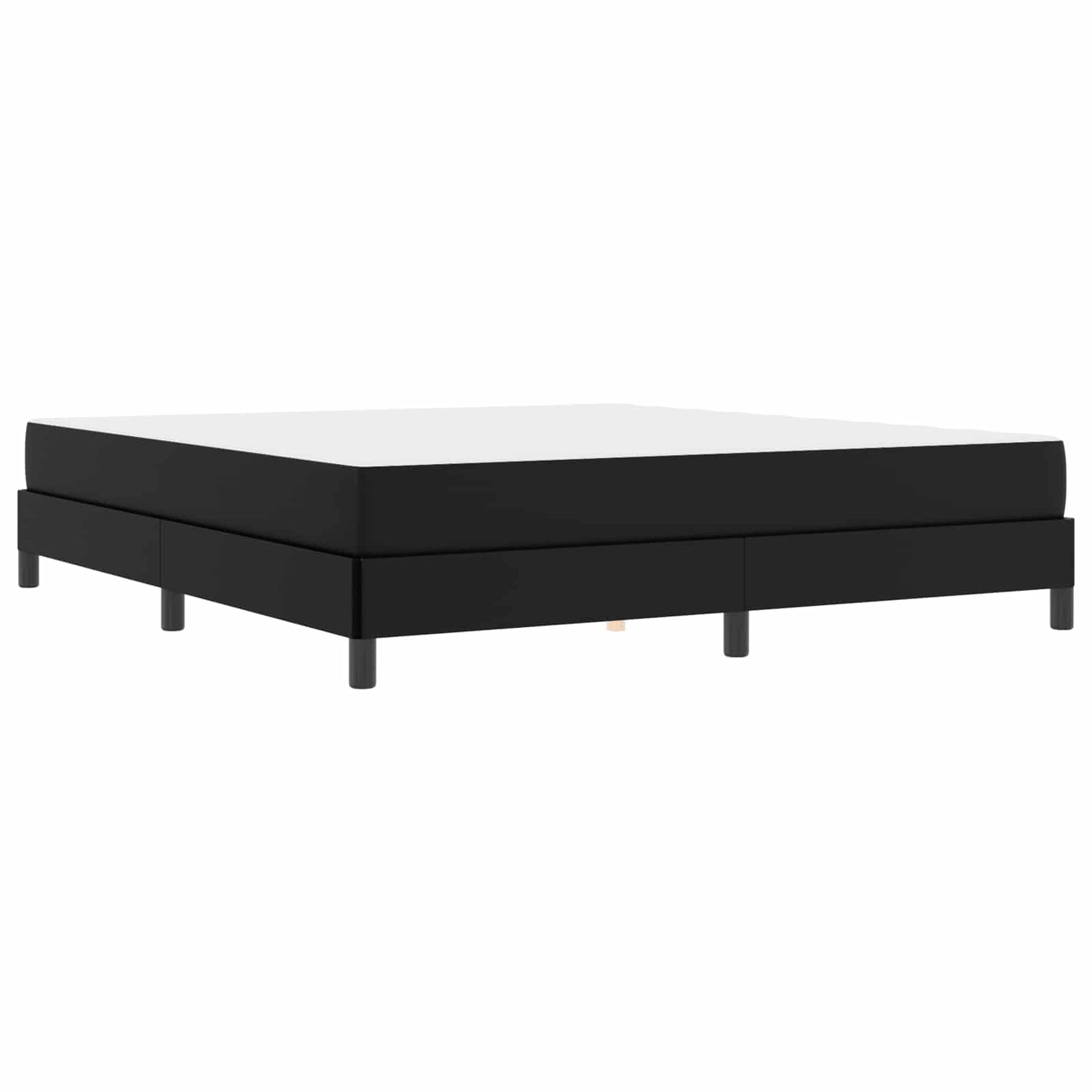 vidaXL Σκελετός Κρεβατιού με στρώμα Μαύρο 180 x 200 cm ύφασμα