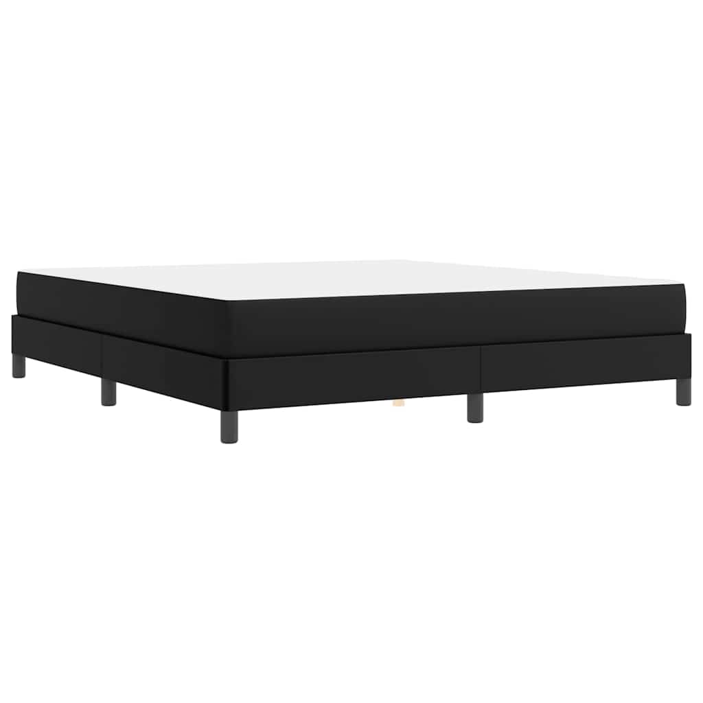 vidaXL Σκελετός Κρεβατιού με στρώμα Μαύρο 180 x 200 cm ύφασμα
