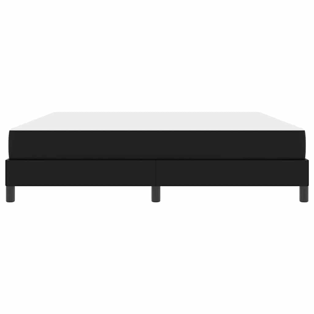 vidaXL Σκελετός Κρεβατιού με στρώμα Μαύρο 180 x 200 cm ύφασμα
