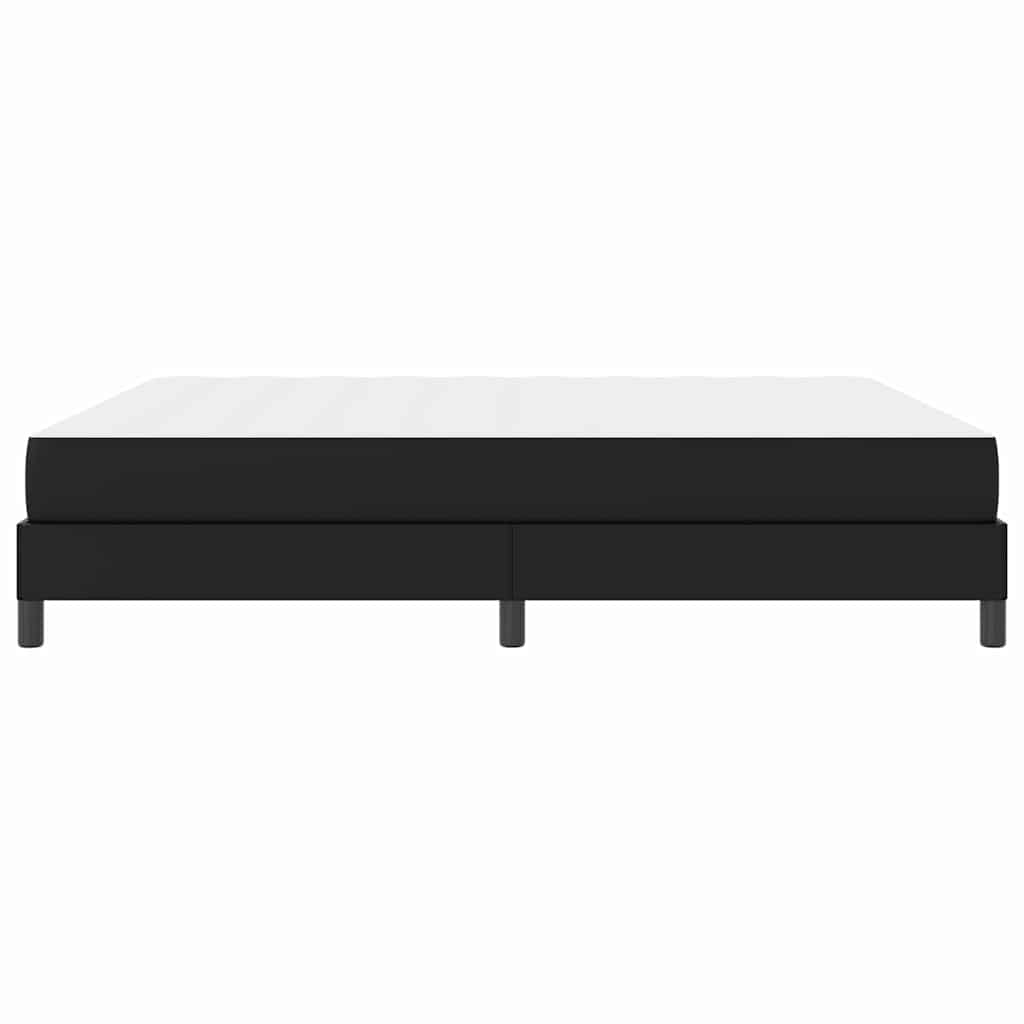 vidaXL Σκελετός Κρεβατιού με στρώμα Μαύρο 180 x 200 cm ύφασμα