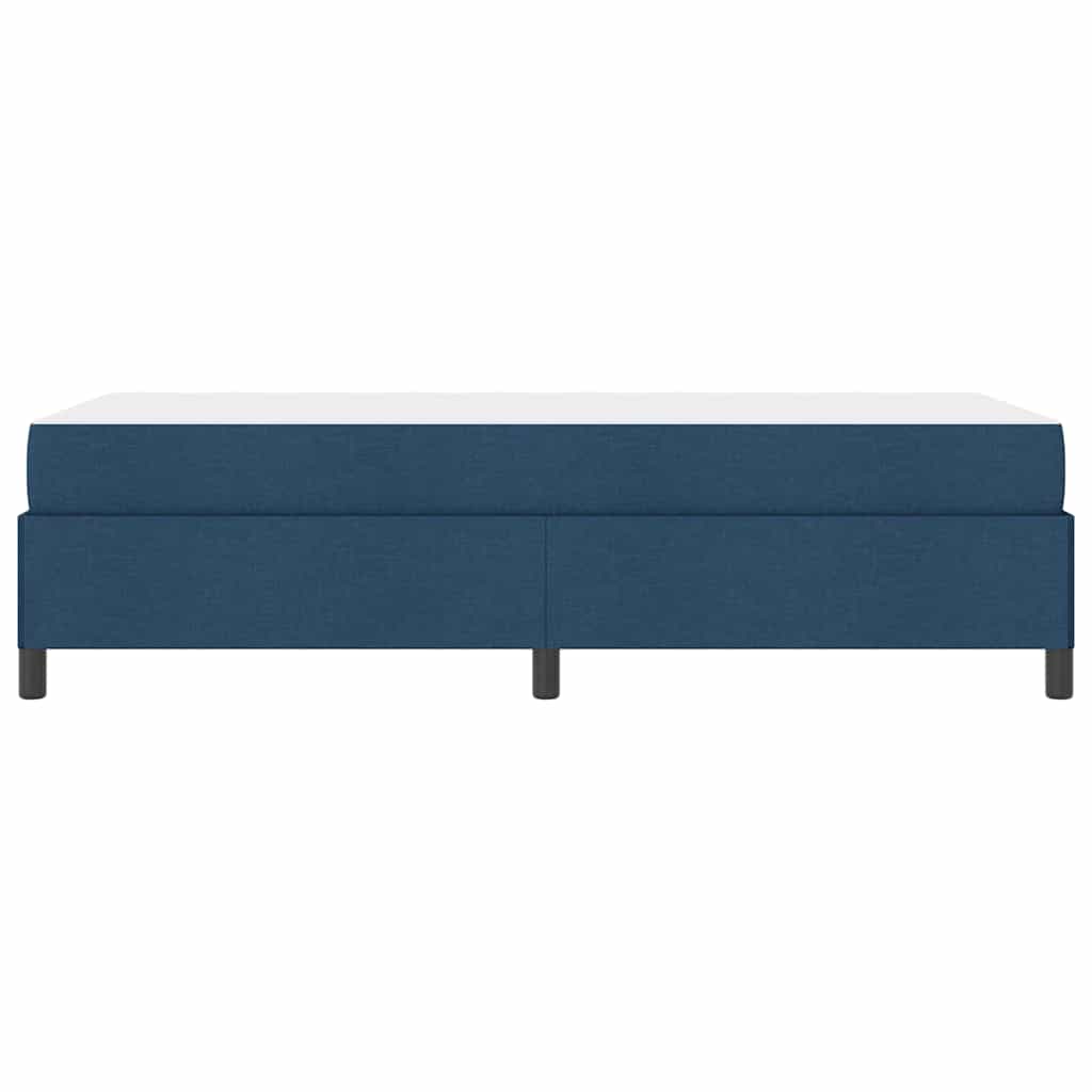 vidaXL Κρεβάτι με ελατήρια Μπλε 90 x 200 cm ύφασμα