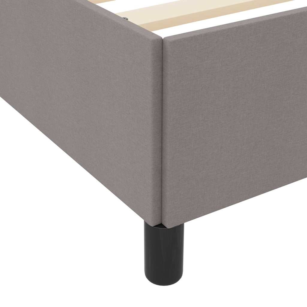 vidaXL Κρεβάτι με ελατήρια Ταμπά και Μαύρο 100 x 200 cm