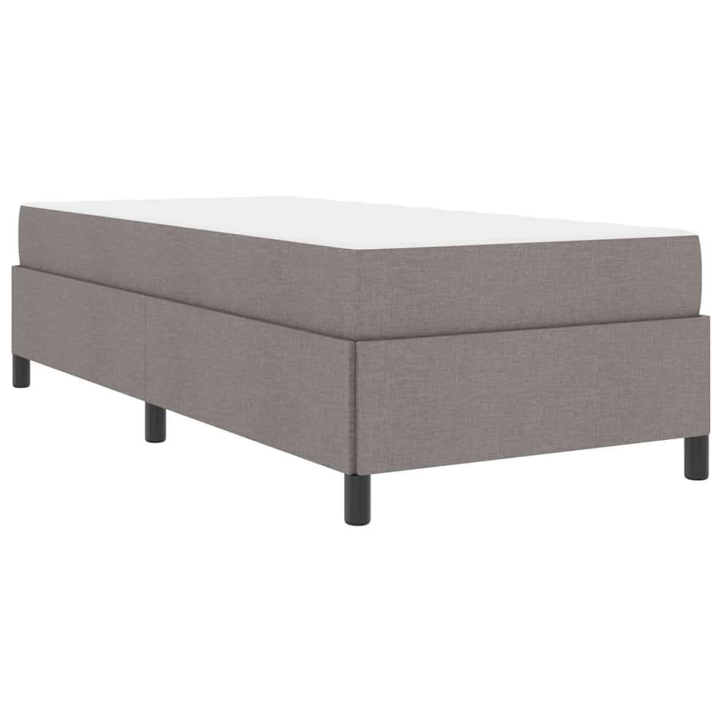 vidaXL Κρεβάτι με ελατήρια Ταμπά και Μαύρο 100 x 200 cm