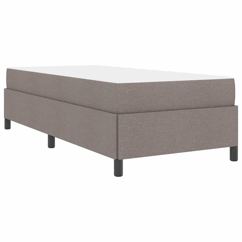 vidaXL Κρεβάτι με ελατήρια Ταμπά και Μαύρο 100 x 200 cm