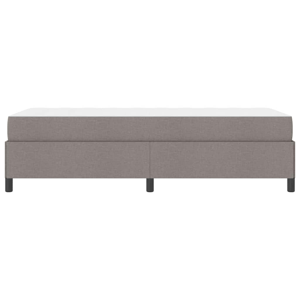 vidaXL Κρεβάτι με ελατήρια Ταμπά και Μαύρο 100 x 200 cm