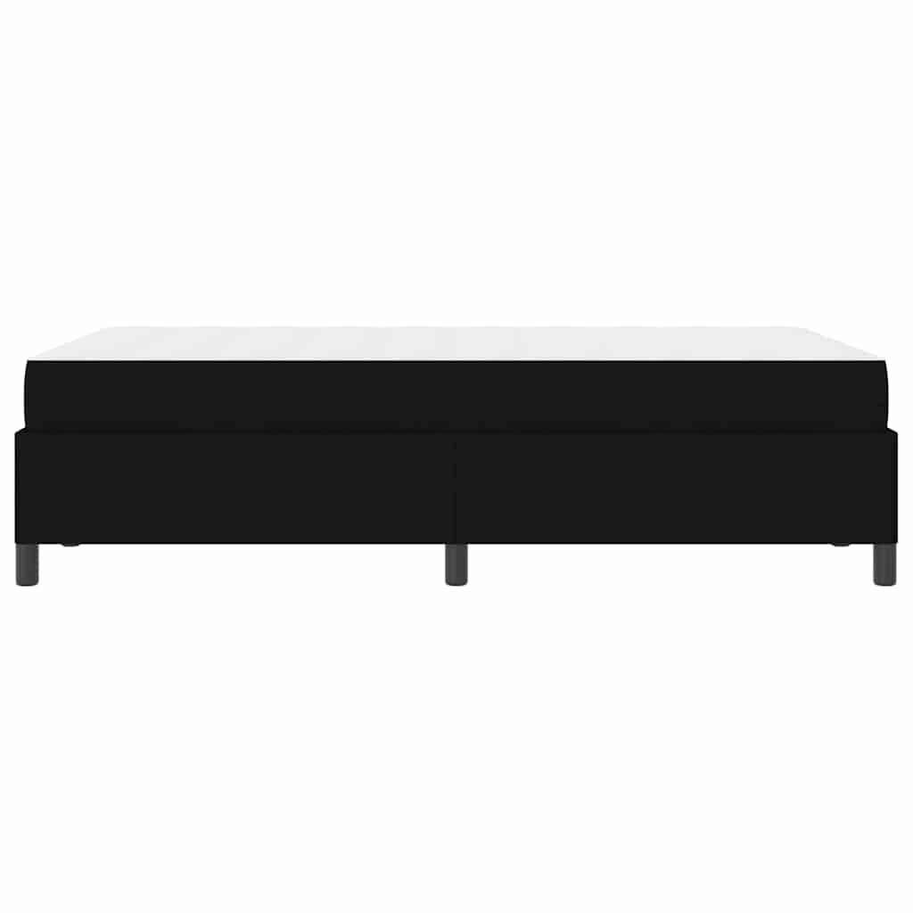 vidaXL Κρεβάτι με ελατήρια Μαύρο 120 x 190 cm ύφασμα