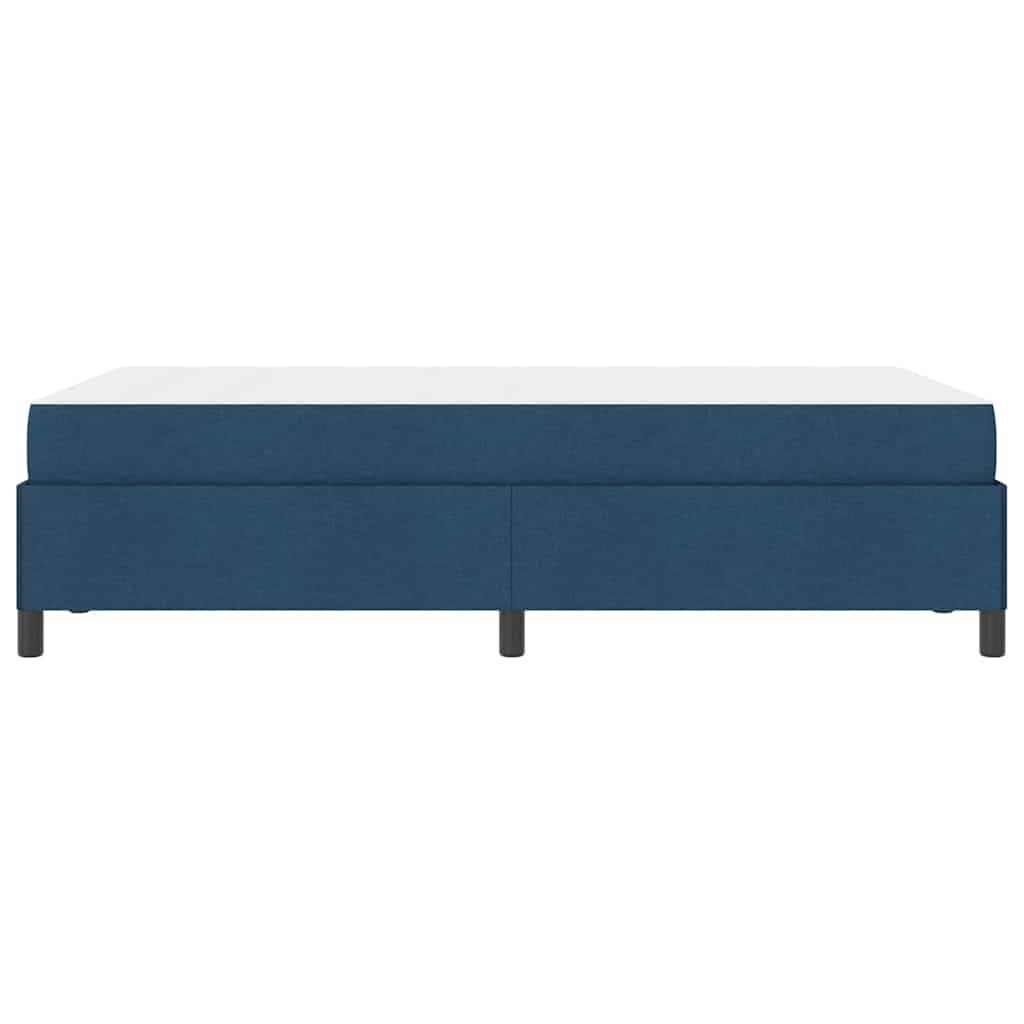 vidaXL Κρεβάτι με ελατήρια Μπλε 120 x 190 cm ύφασμα