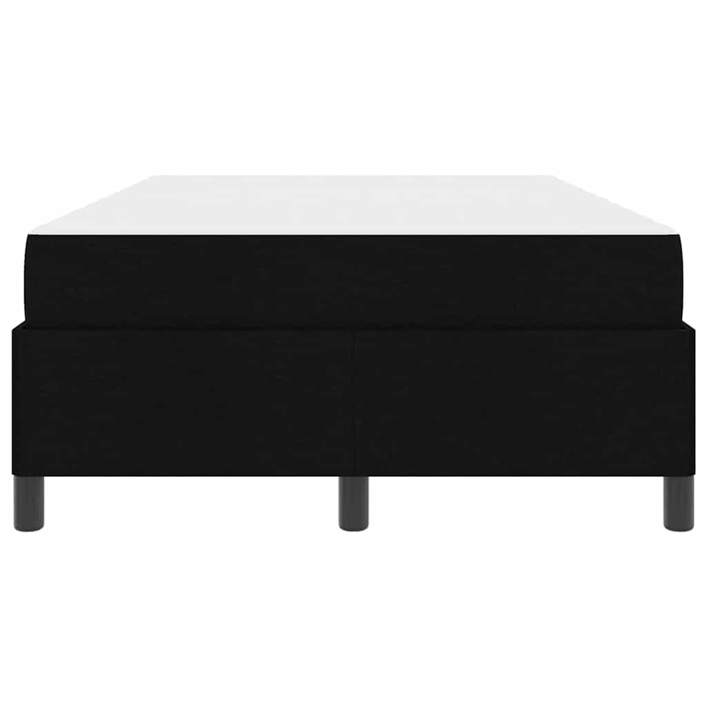 vidaXL Κρεβάτι με ελατήρια Μαύρο 120 x 200 cm ύφασμα
