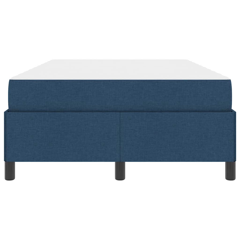 vidaXL Κρεβάτι με ελατήρια Μπλε 120 x 200 cm ύφασμα