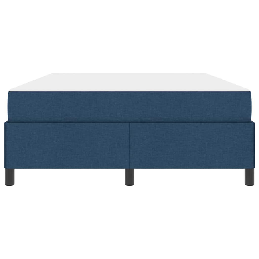 vidaXL Κρεβάτι με ελατήρια Μπλε και Μαύρο 140 x 190 cm