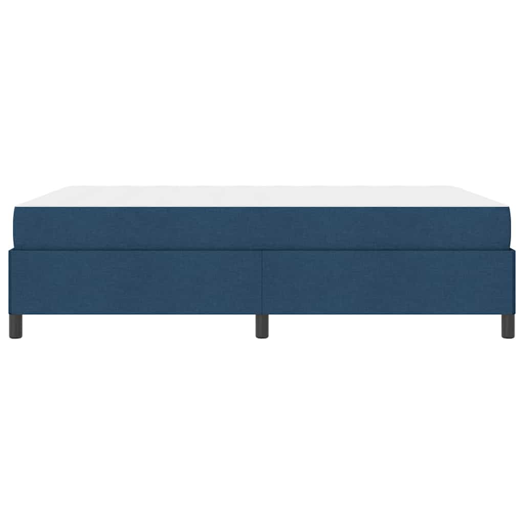 vidaXL Κρεβάτι με ελατήρια Μπλε και Μαύρο 140 x 190 cm