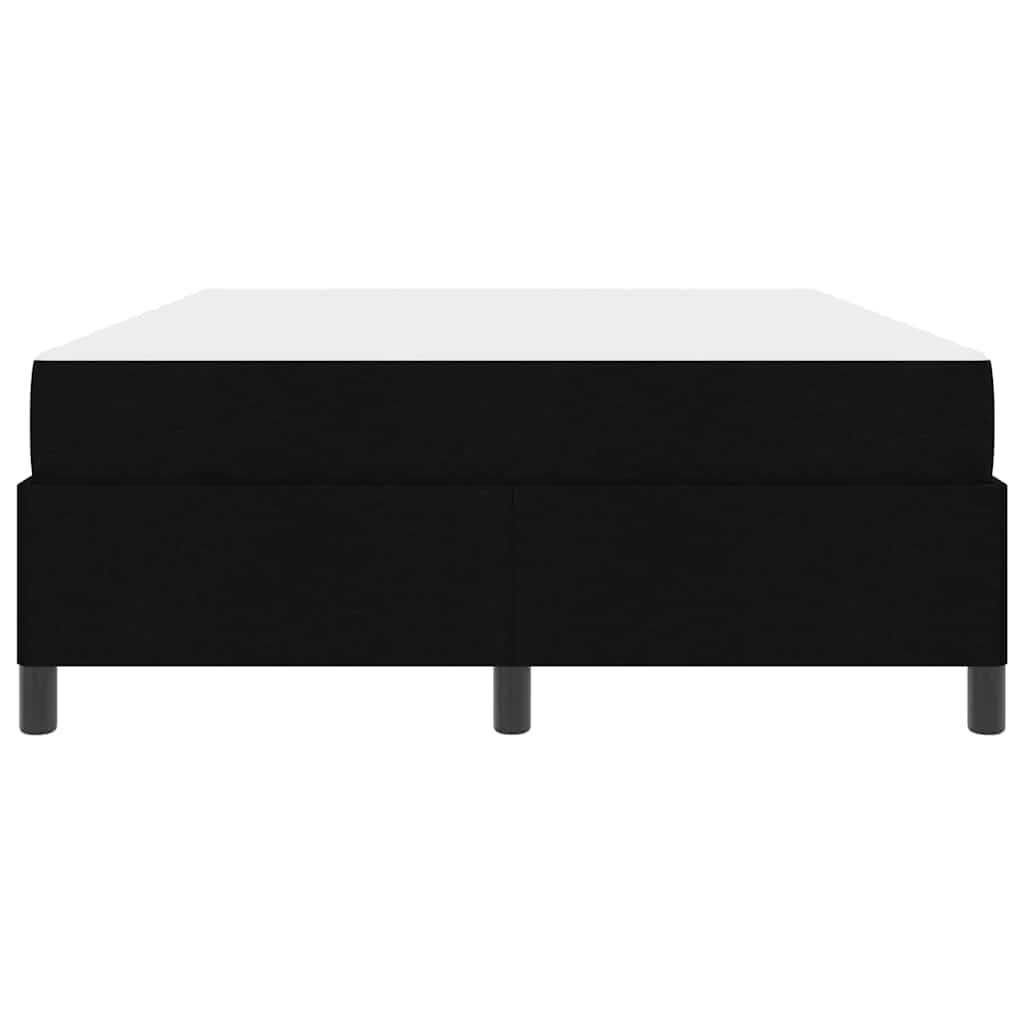 vidaXL Κρεβάτι με ελατήρια Μαύρο και Μαύρο 160 x 200 cm