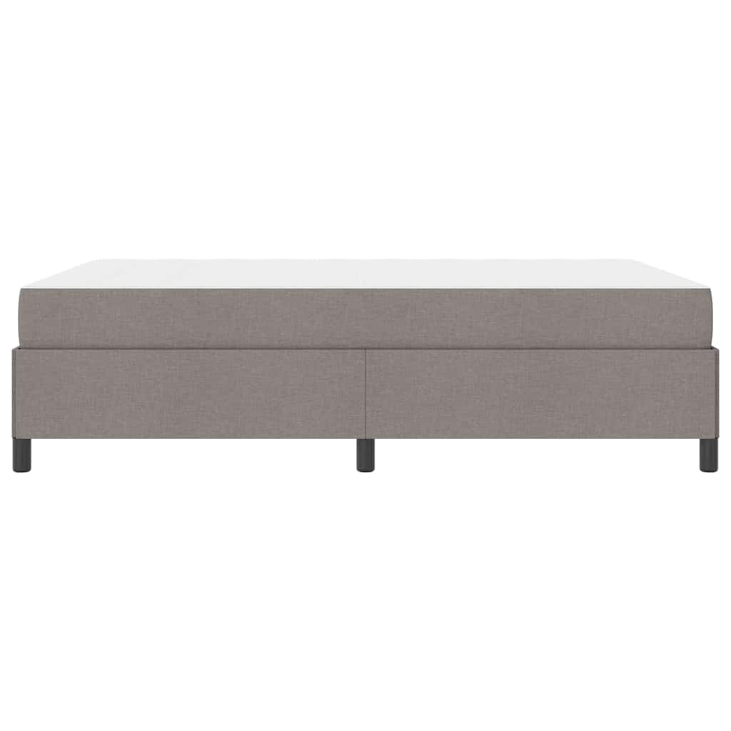 vidaXL Κρεβάτι με ελατήρια Taupe 160 x 200 cm ύφασμα
