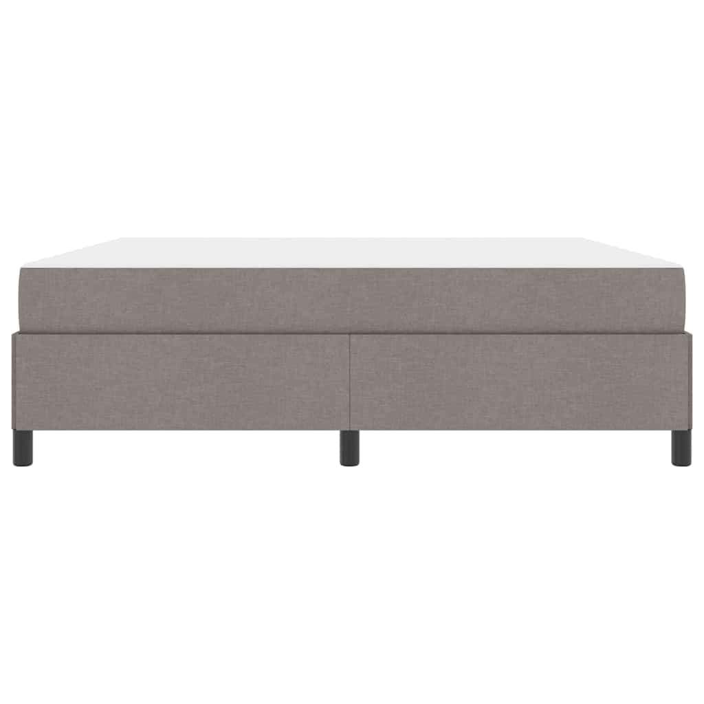 vidaXL Κρεβάτι με ελατήρια Taupe 180 x 200 cm ύφασμα