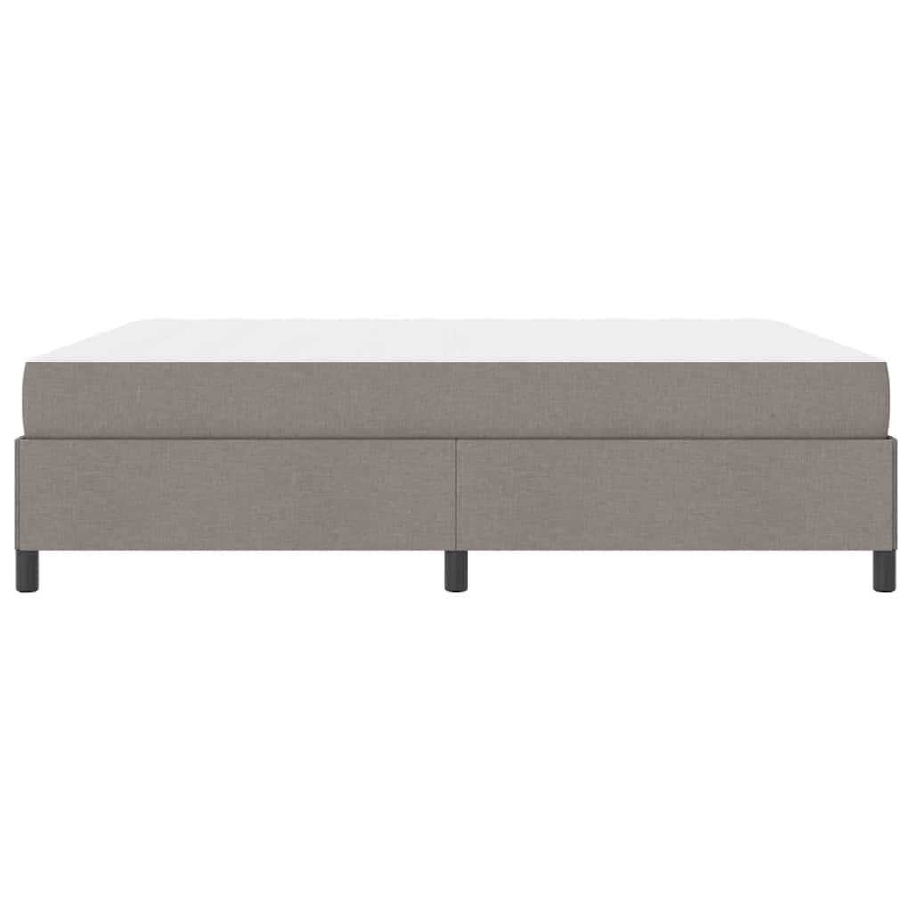 vidaXL Κρεβάτι με ελατήρια Taupe 180 x 200 cm ύφασμα