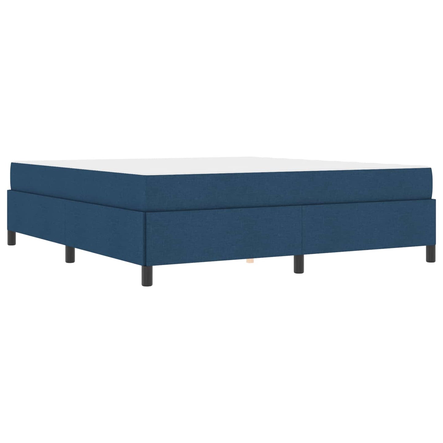 vidaXL Κρεβάτι με ελατήρια Μπλε 180 x 200 cm ύφασμα