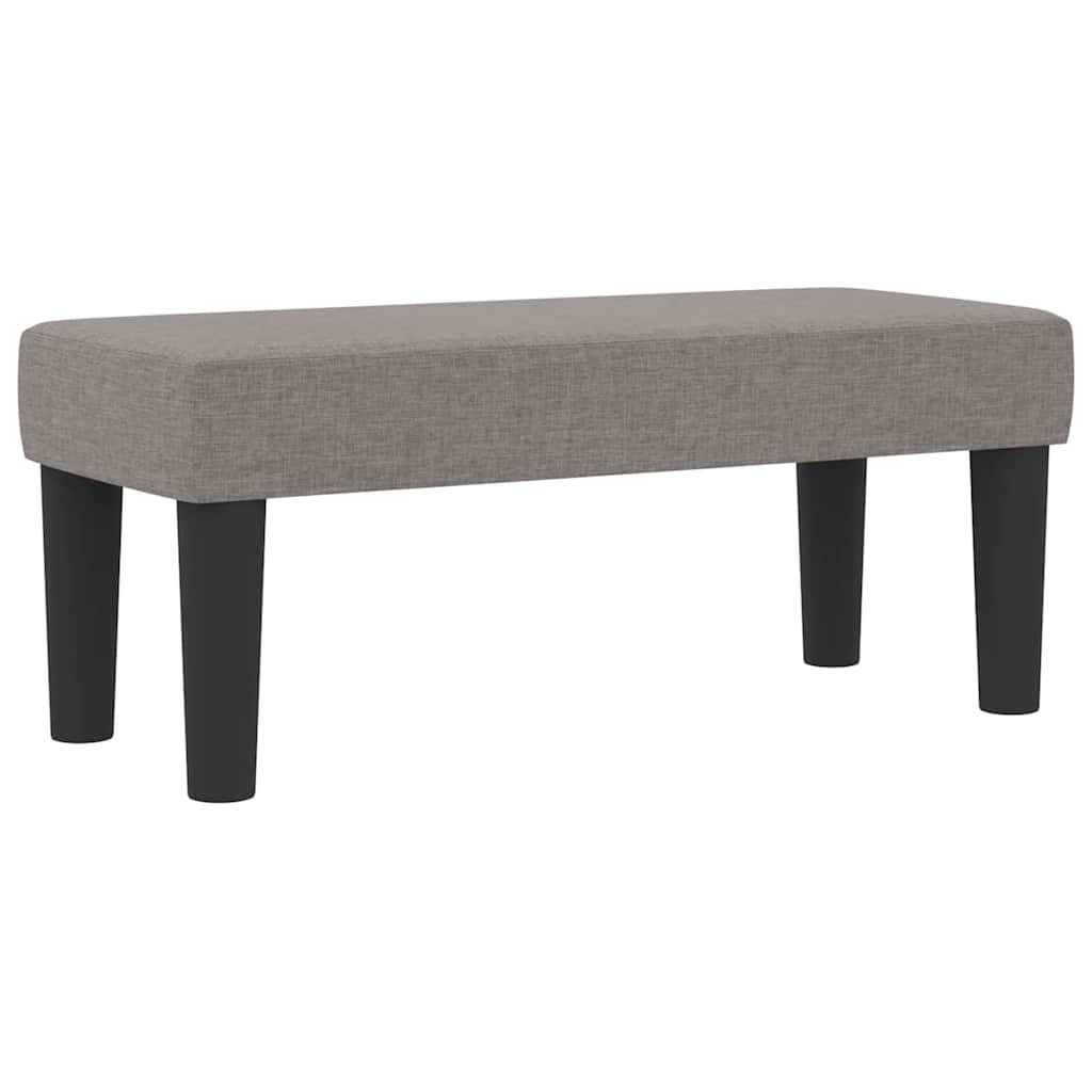 vidaXL Κρεβάτι με ελατήρια με κεφαλάρι Taupe 90 x 190 cm ύφασμα