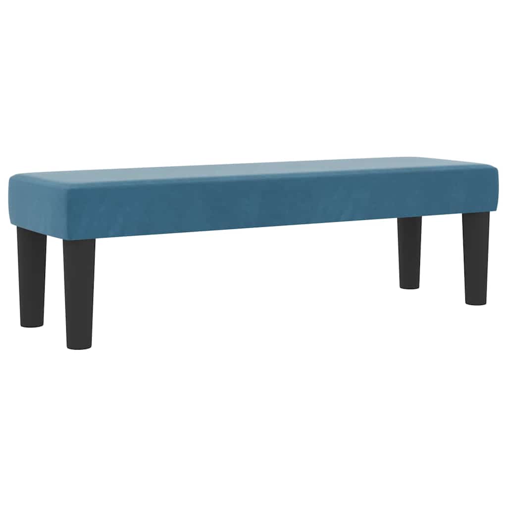 vidaXL Κρεβάτι με ελατήρια Σκούρο Μπλε 200 x 120 εκατοστά Βελούδο