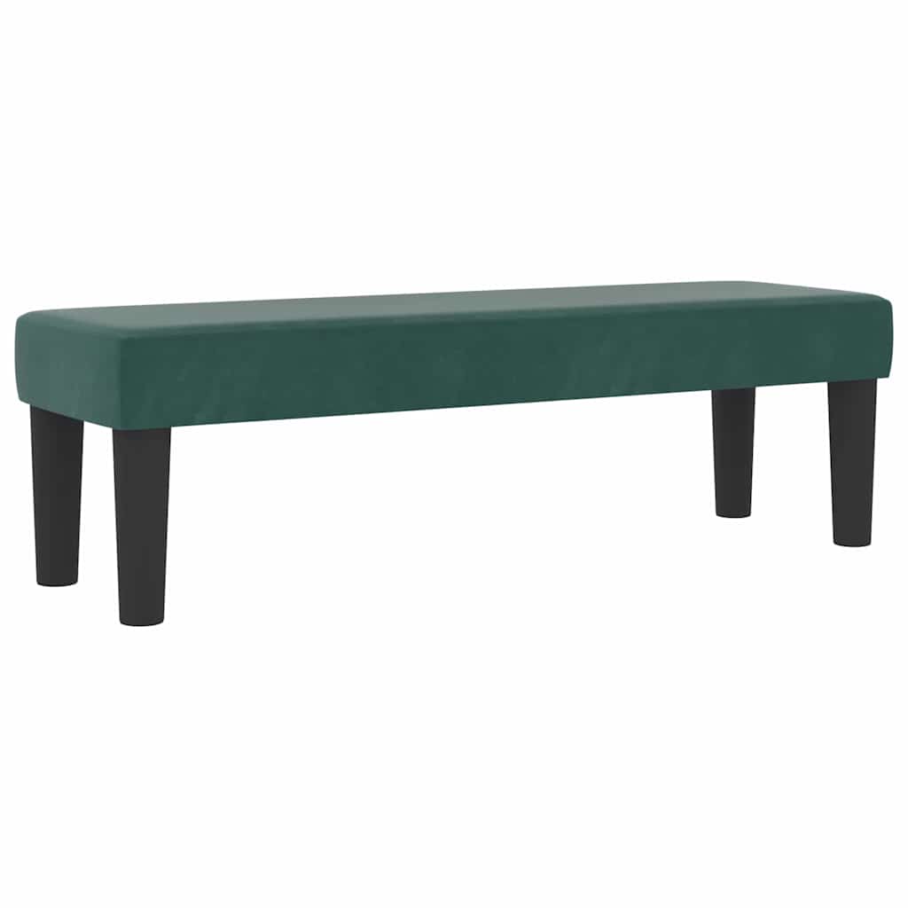 vidaXL Κρεβάτι με ελατήρια Σκούρο πράσινο 200 x 180 cm Βελούδο