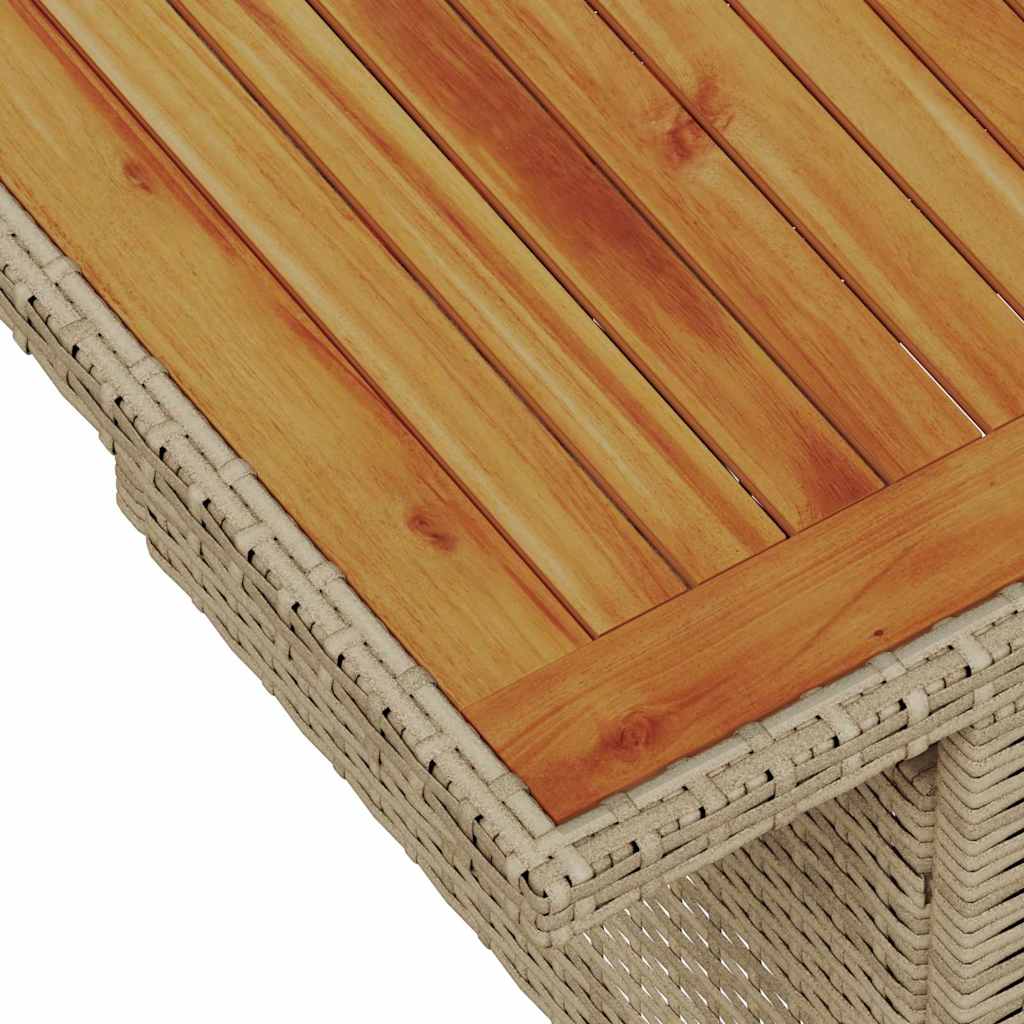 vidaXL Σετ Καναπέ Κήπου με αποθήκευση 5 pcs Μπεζ Πολυ ράταν