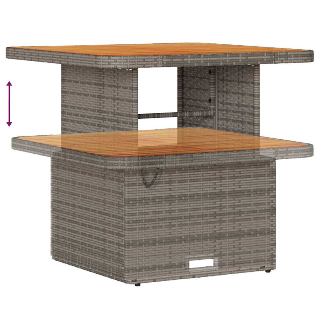 vidaXL Σετ Καναπέ Κήπου με μαξιλάρι 12 pcs Γκρι 80 x 80 x 71 cm