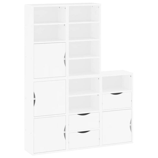 vidaXL Πλαϊνά ντουλάπια 5 τεμ. ODDA 40x24x79 εκ. από Μασίφ Ξύλο Πεύκου